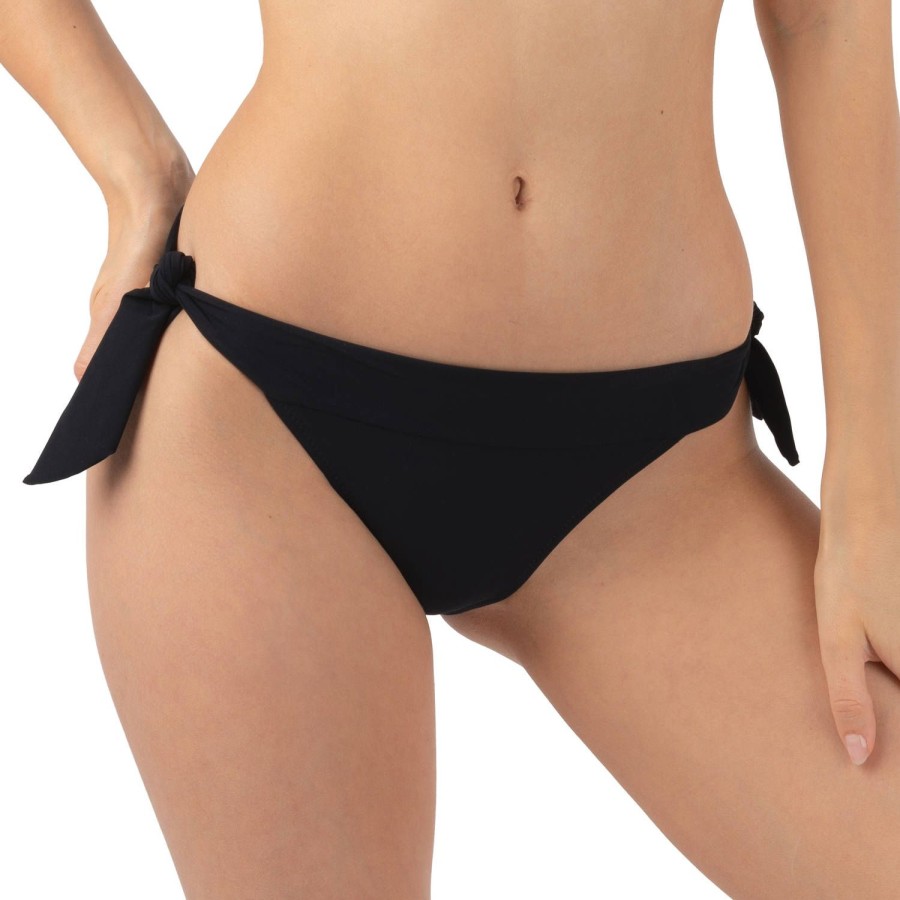 Maillots De Bain Pain de Sucre Culotte Et Slip | Bas De Maillot De Bain Slip Noue Diva Noir