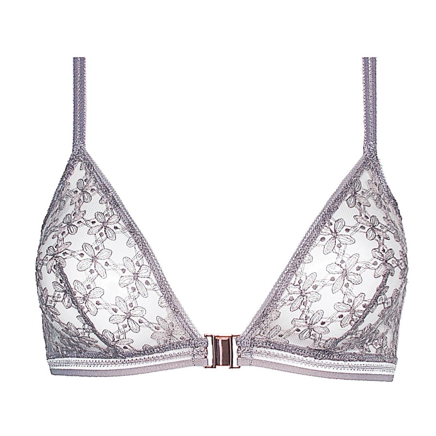 Soutiens-Gorge Huit | Soutien-Gorge Triangle Ouverture Frontale Taupe