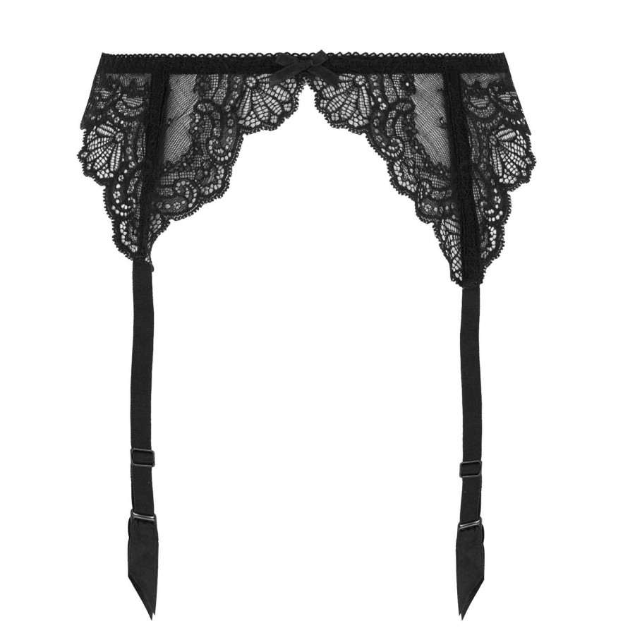 Lingerie Aubade | Porte-Jarretelles En Dentelle Noir