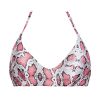 Maillots De Bain Verdissima Brassiere | Haut De Maillot De Bain Brassiere Print Bianco