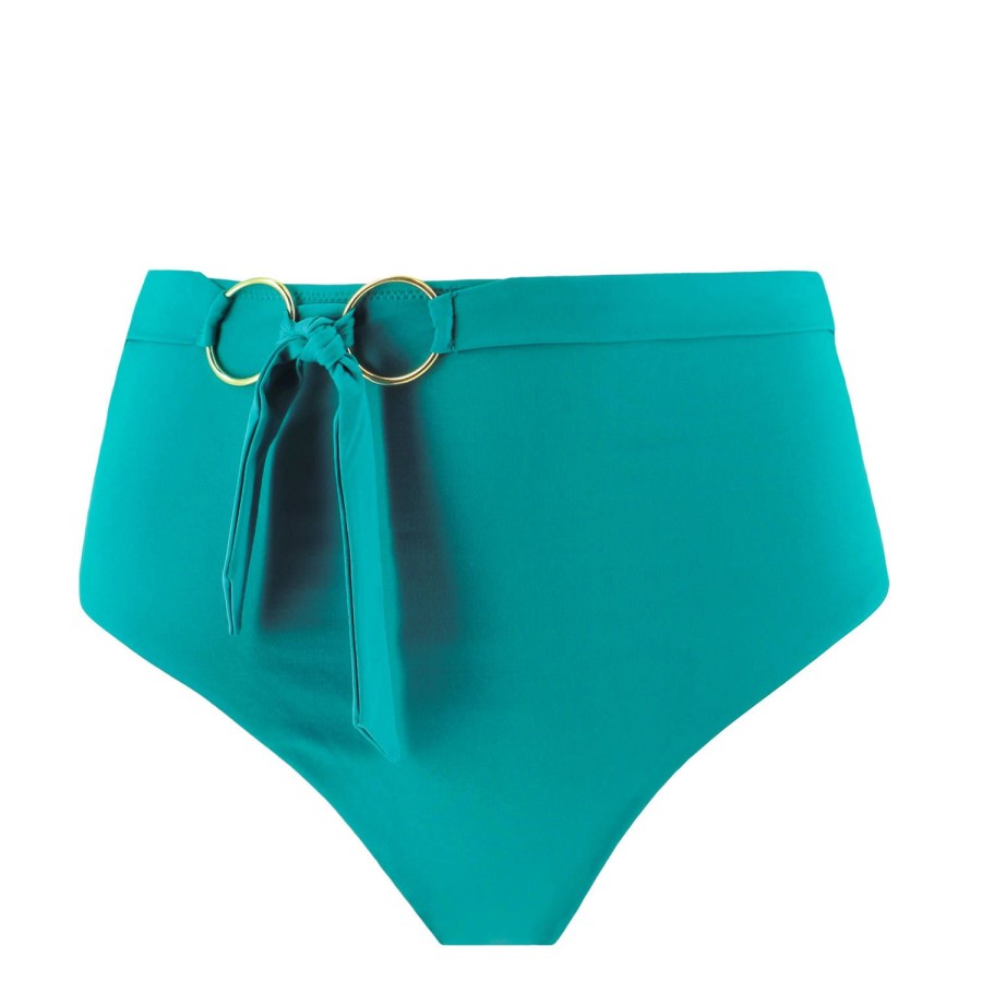 Maillots De Bain Livia Culotte Haute | Bas De Maillot De Bain Culotte Haute Cayoa Paon