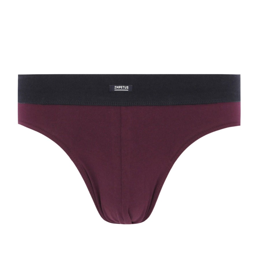 Homme Impetus Slip Homme | Slip Homme En Coton Bordeaux