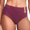 Maillots De Bain Chantelle Culotte Haute | Bas De Maillot De Bain Culotte Haute Purple Potion