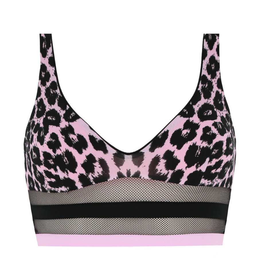 Maillots De Bain Agent Provocateur Brassiere | Haut De Maillot De Bain Brassiere Pink/Leo