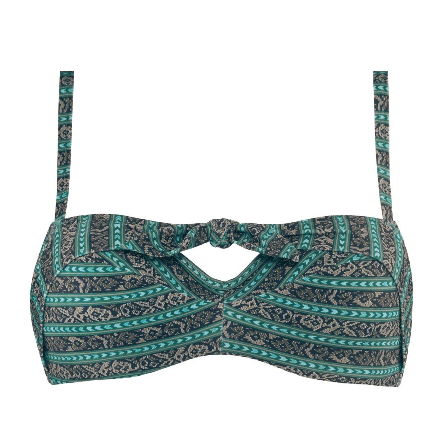 Maillots De Bain Marlies Dekkers Bandeau | Haut De Maillot De Bain Bandeau Armatures Ocean Teal