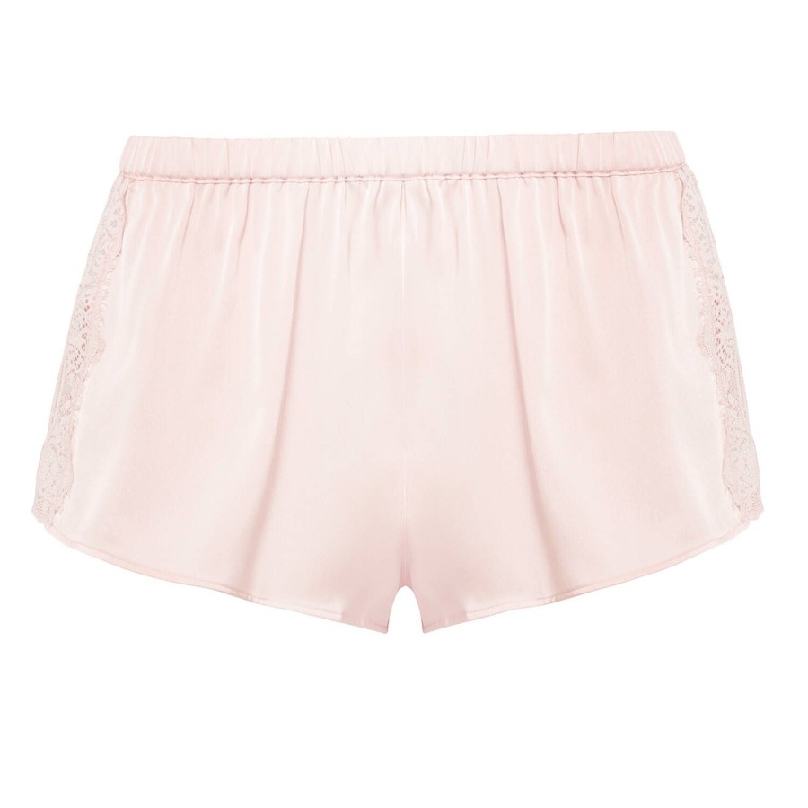 Lingerie De Nuit Simone Pérèle | Short En Satin Rose Sakura