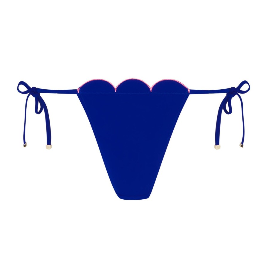 Maillots De Bain Agent Provocateur Bresilien / Tanga | Bas De Maillot De Bain Bresilien Blue/Pink