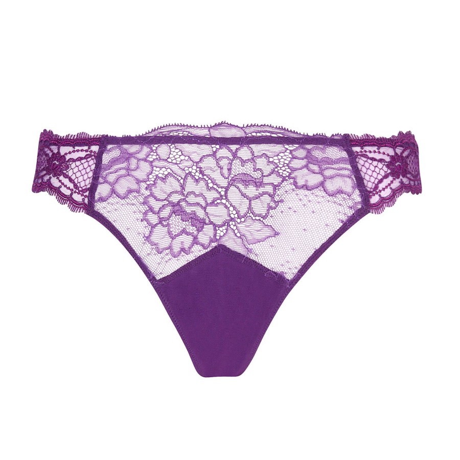 Culottes Lise Charmel | Tanga En Dentelle Sublime Iris