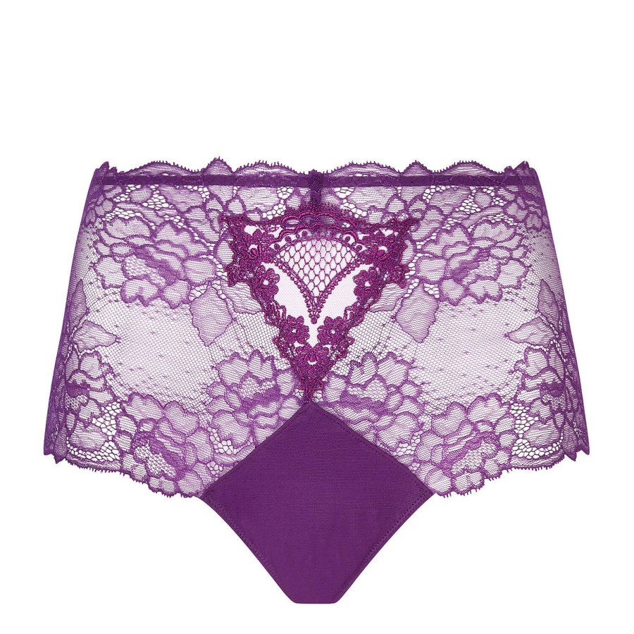 Culottes Lise Charmel | Culotte Haute Sexy En Dentelle Sublime Iris