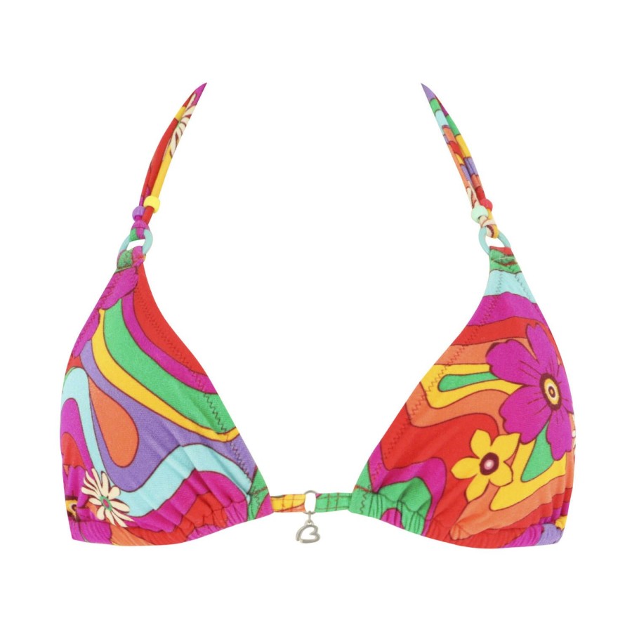 Maillots De Bain Banana Moon Triangle | Haut De Maillot De Bain Triangle Braro Rouge