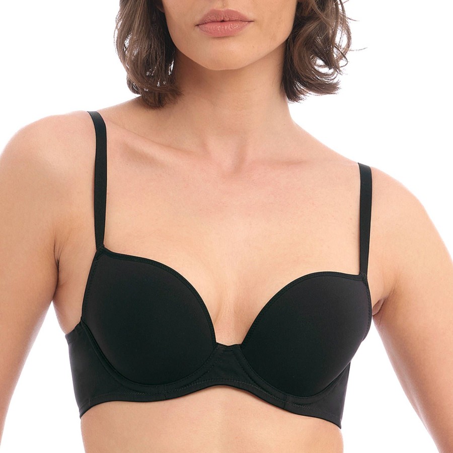 Soutiens-Gorge Wacoal | Soutien-Gorge Push-Up Invisible Noir