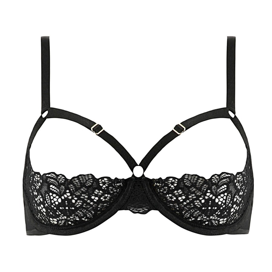 Soutiens-Gorge Dita Von Teese | Soutien-Gorge Ouvert En Dentelle Noir