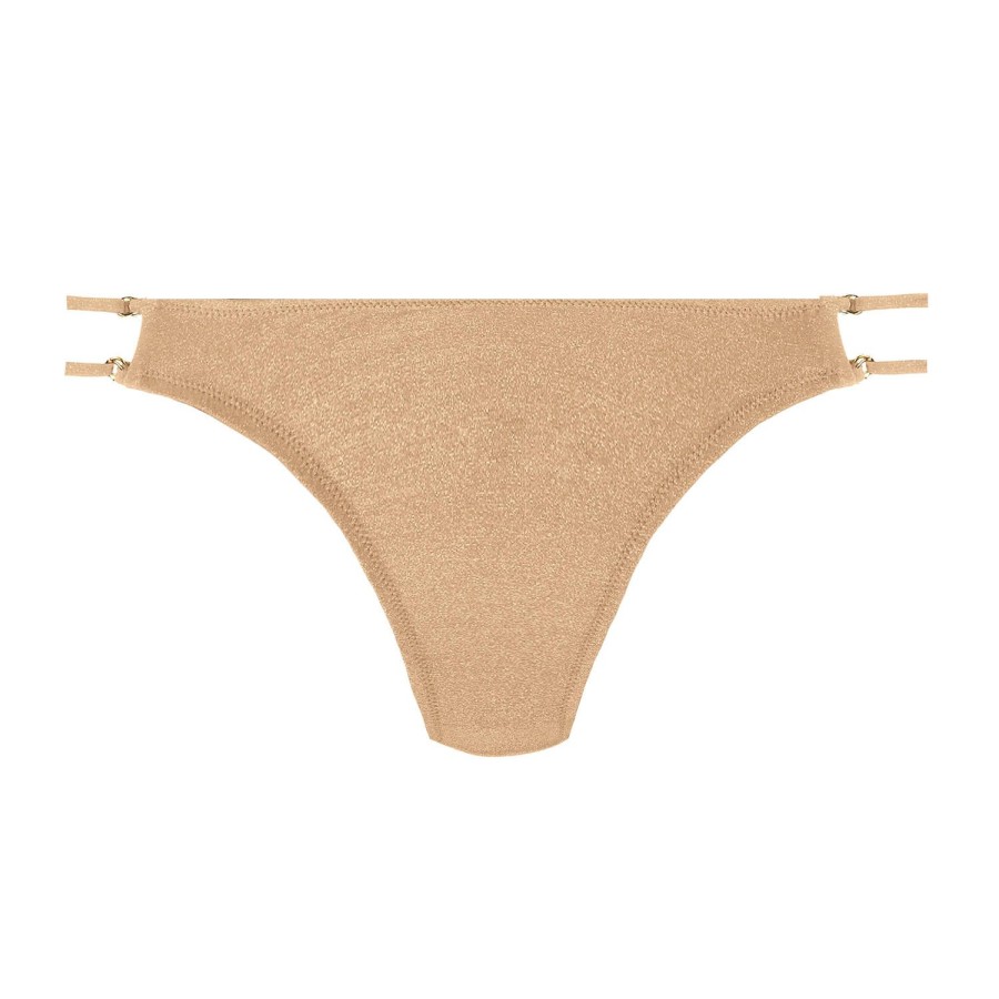 Maillots De Bain Aubade Bresilien / Tanga | Bas De Maillot De Bain Slip Mini-Coeur Sunlight