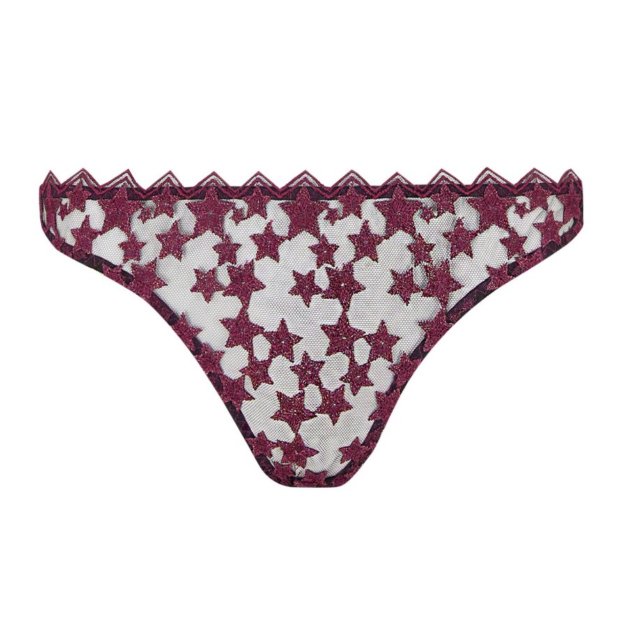 Culottes Coco de Mer | Slip Ouvert Plum