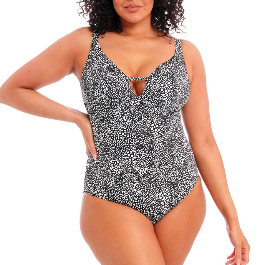 Maillots De Bain Elomi Autres Formes | Maillot De Bain 1 Piece Sans Armatures Noir