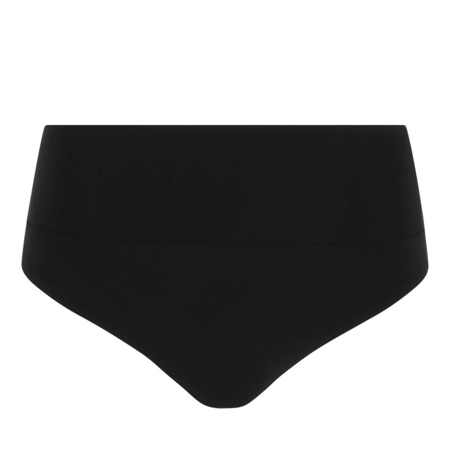 Maillots De Bain Chantelle Culotte Et Slip | Bas De Maillot De Bain Slip Revers Noir