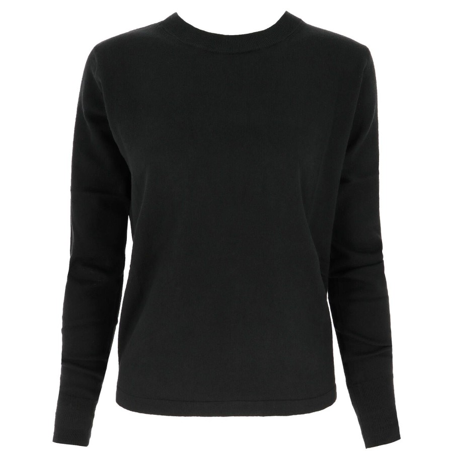 Lingerie De Nuit LIVY | Pull Manches Longues En Coton Noir