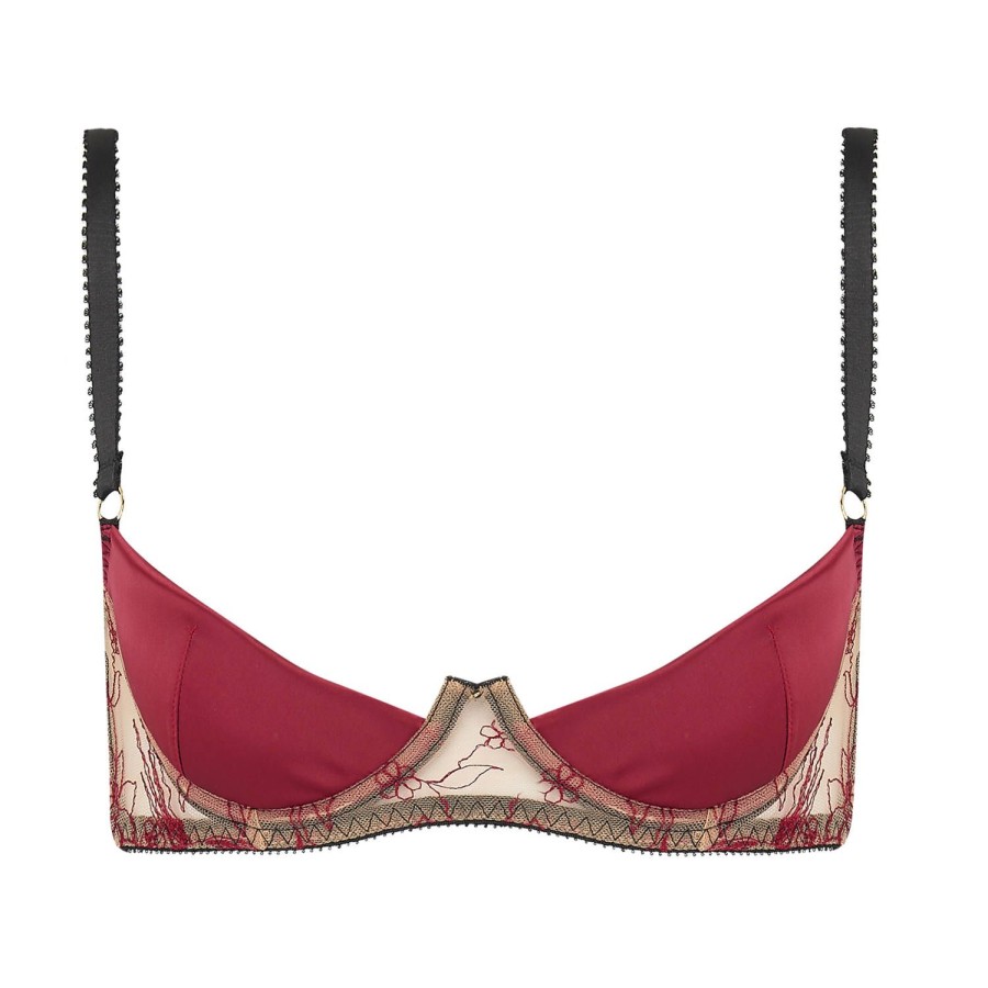 Soutiens-Gorge Edge o' Beyond | Soutien-Gorge Ouvert Rouge