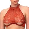 Soutiens-Gorge Coco de Mer | Soutien-Gorge Bustier Ouvert En Dentelle Amber