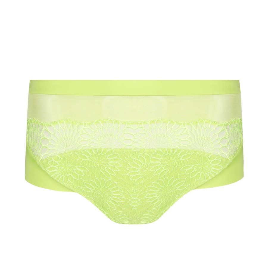 Culottes PrimaDonna | Shorty Taille Haute Lime Crush