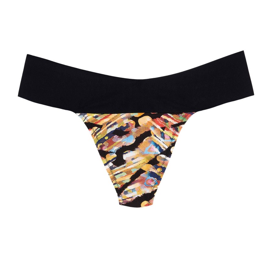 Maillots De Bain Pain de Sucre Bresilien / Tanga | Bas De Maillot De Bain Tanga Chacha Multicolore