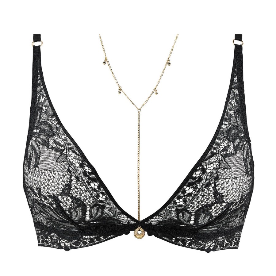 Soutiens-Gorge Aubade | Soutien-Gorge Triangle En Dentelle Black Light