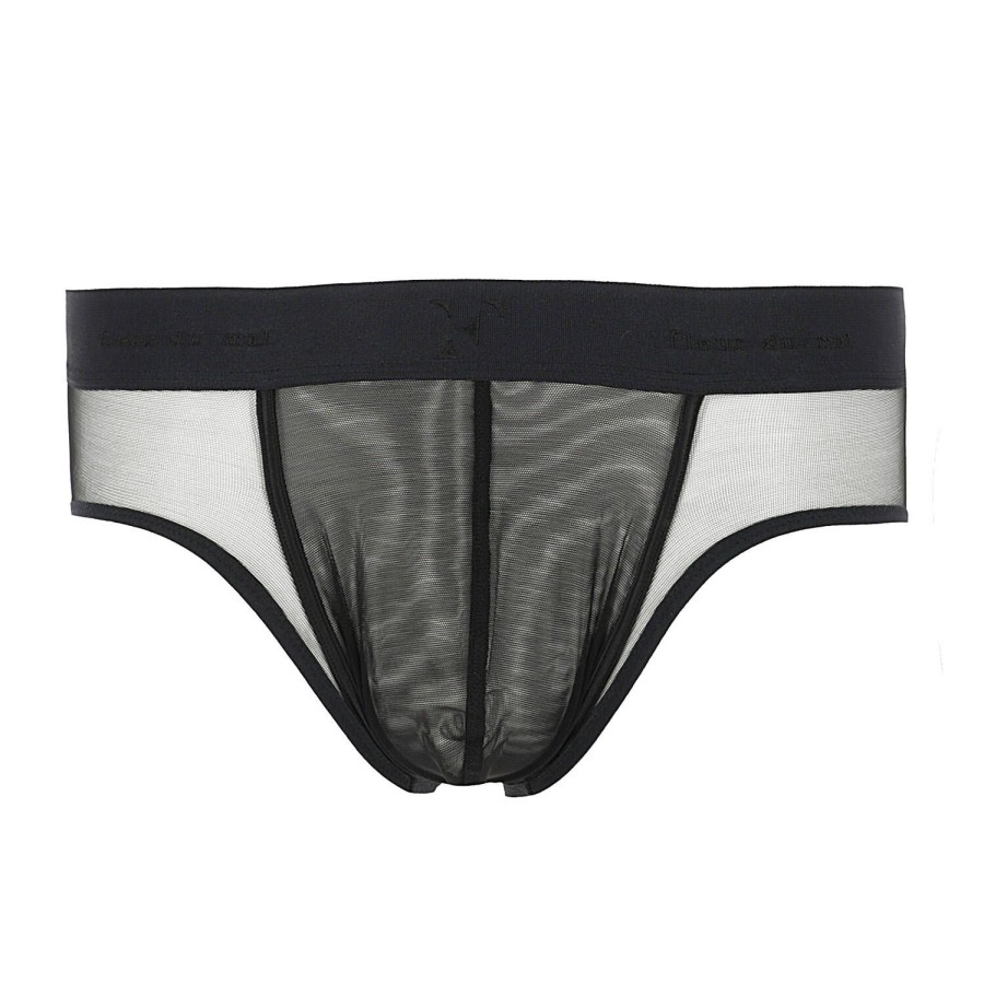 Homme Fleur du Mal Slip Homme | Slip Homme Noir