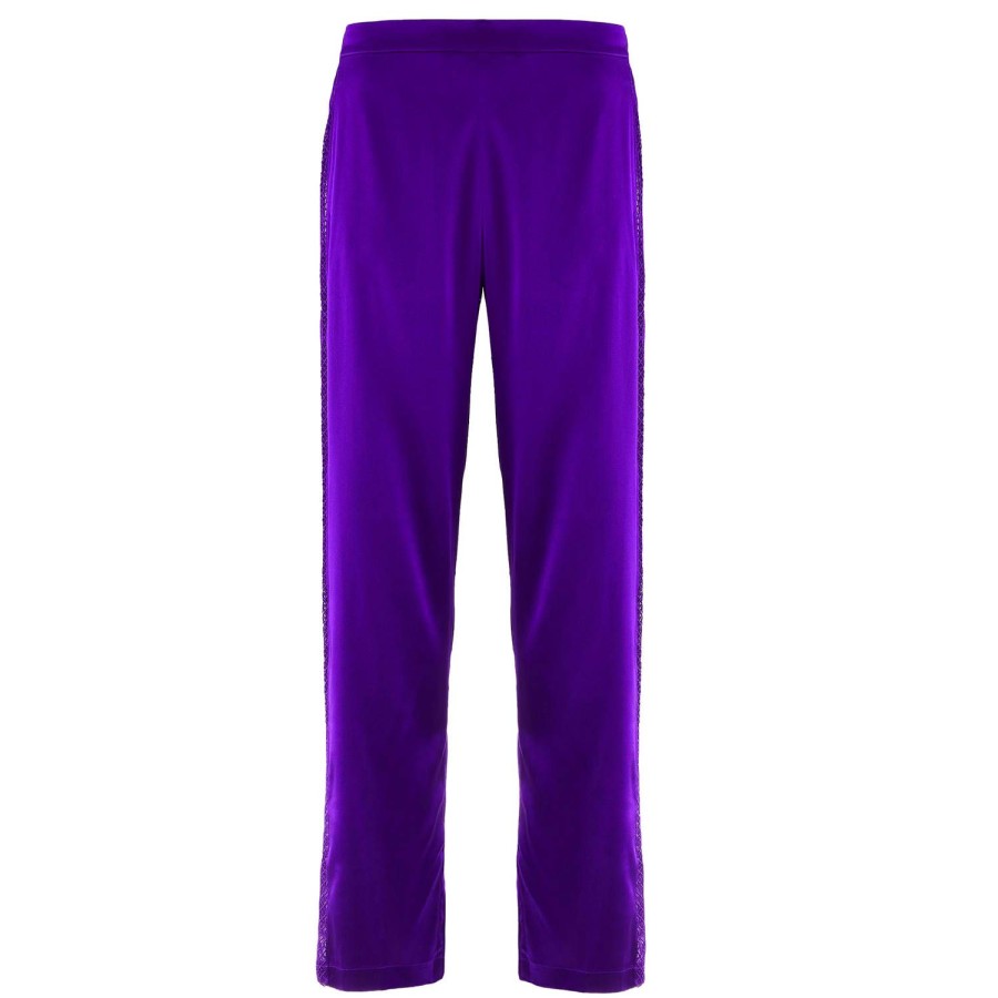 Lingerie De Nuit Aubade | Pantalon En Soie Ultraviolet