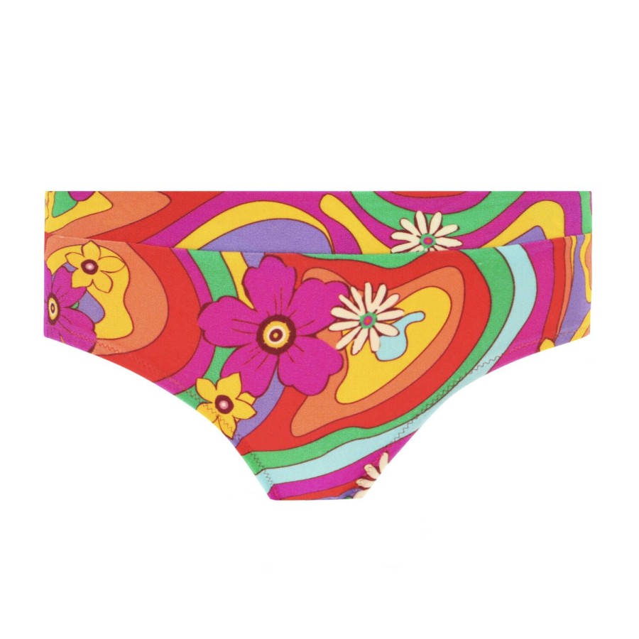 Maillots De Bain Banana Moon Shorty | Bas De Maillot De Bain Shorty Bia Rouge