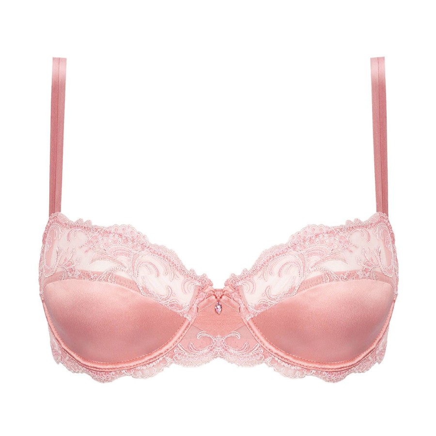 Soutiens-Gorge Lise Charmel | Soutien-Gorge Corbeille En Soie Splendeur Rose