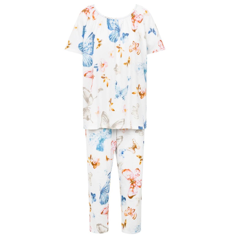 Lingerie De Nuit Féraud | Pyjama En Coton Butterfly Print