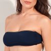 Maillots De Bain Pain de Sucre Bandeau | Haut De Maillot De Bain Bandeau Lida Bleu