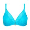 Maillots De Bain Antigel Triangle | Haut De Maillot De Bain Triangle Bonnets Profonds Turquoise