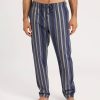 Homme Hanro Ensemble De Detente Homme | Pantalon Homme En Coton Everblue Stripe