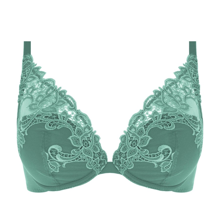 Soutiens-Gorge Simone Pérèle | Soutien-Gorge Triangle Push-Up Vert Garden