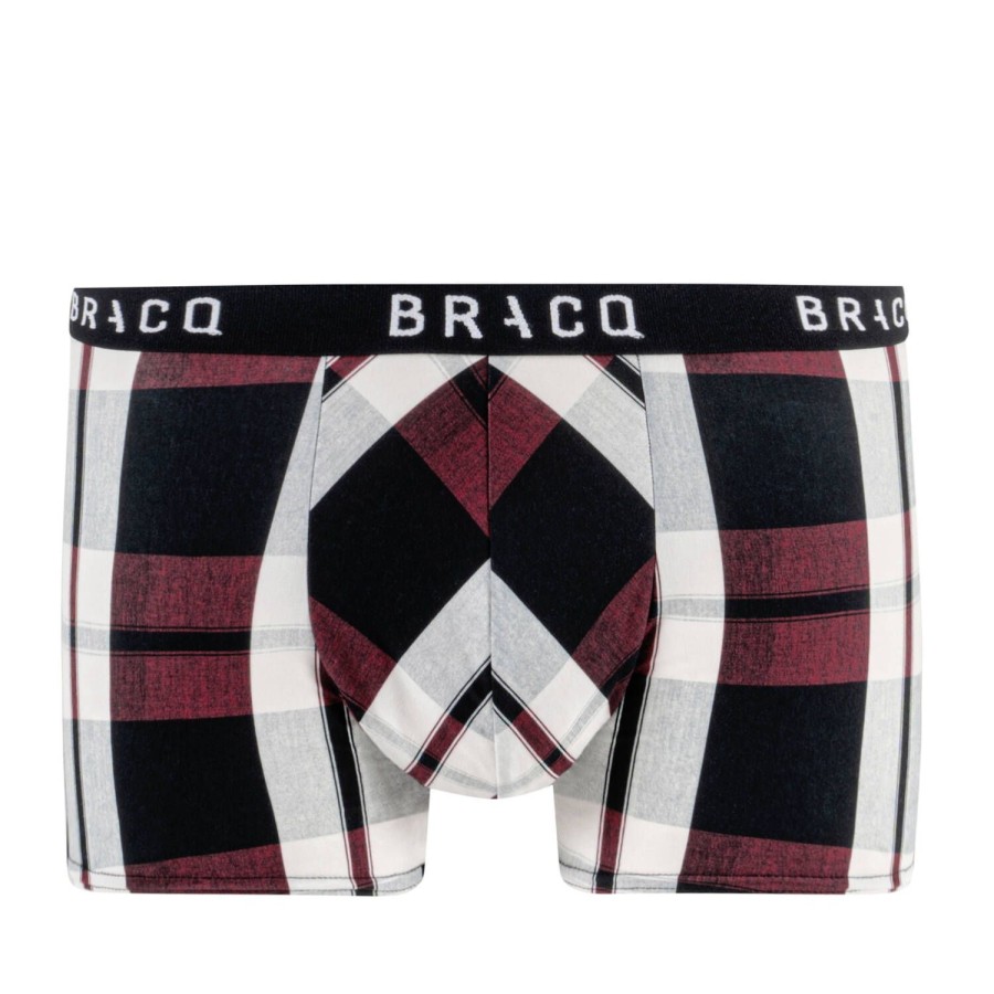 Homme Bracq Boxer Homme | Boxer Court Homme En Coton Noir