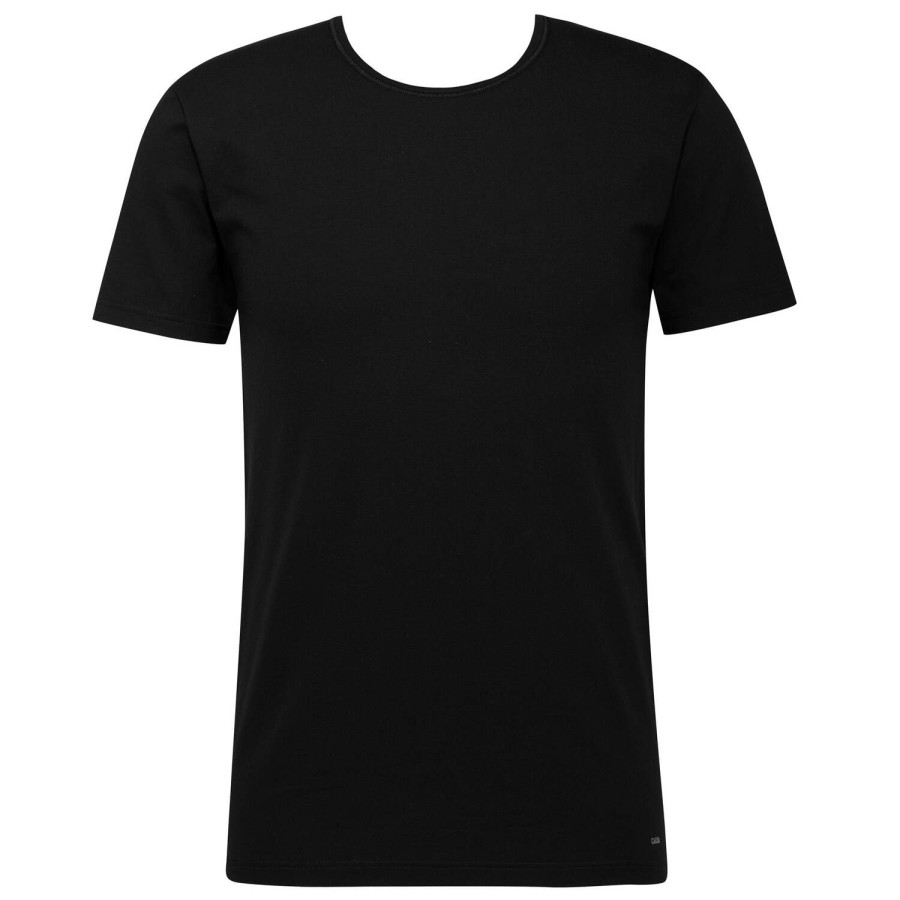 Homme Calida T-Shirt Et Debardeur Homme | T-Shirt Homme En Coton Noir