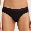 Homme Hanro Slip Homme | Slip Homme Noir