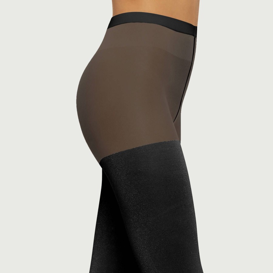 Lingerie Wolford | Collant 35 Deniers Black/Pewter