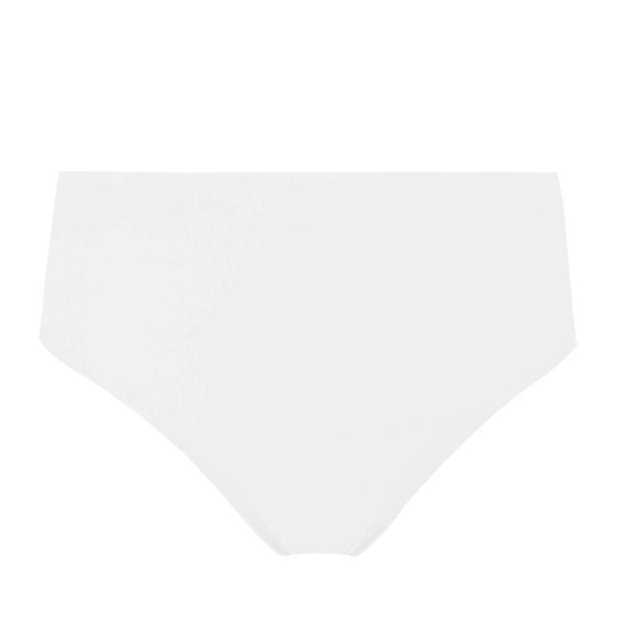 Maillots De Bain Pain de Sucre Culotte Haute | Bas De Maillot De Bain Culotte Haute Tobago Blanc