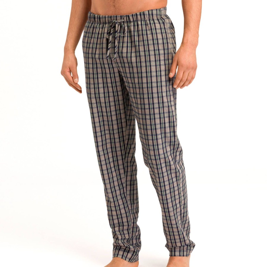 Homme Hanro Ensemble De Detente Homme | Pantalon Homme En Coton Essential Stripe