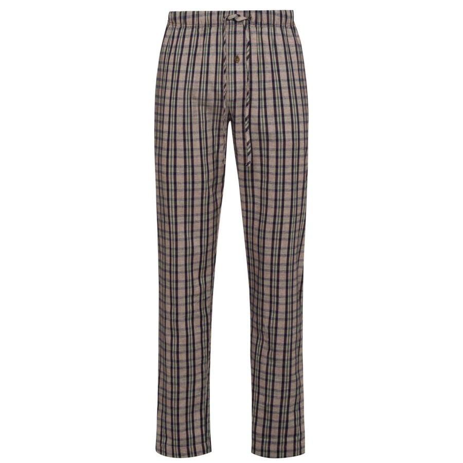 Homme Hanro Ensemble De Detente Homme | Pantalon Homme En Coton Essential Stripe