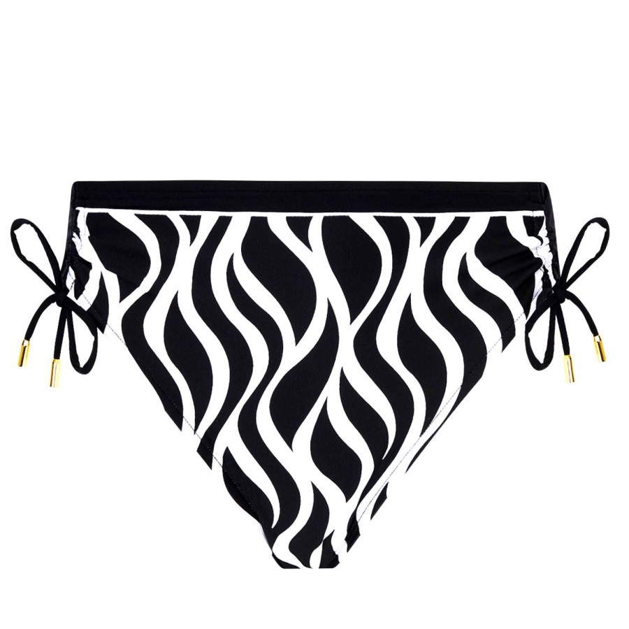 Maillots De Bain Lise Charmel Culotte Et Slip | Bas De Maillot De Bain Slip Coulissant Ondes Bicolores