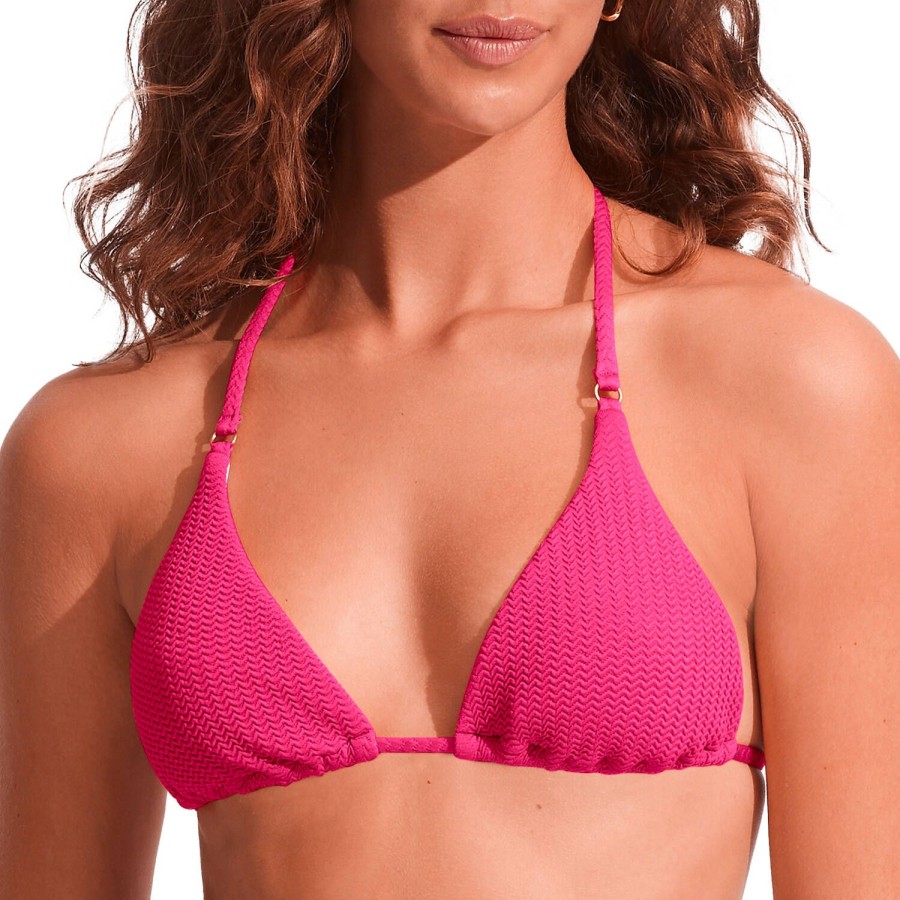 Maillots De Bain Seafolly Triangle | Haut De Maillot De Bain Triangle Fuchsia Rose