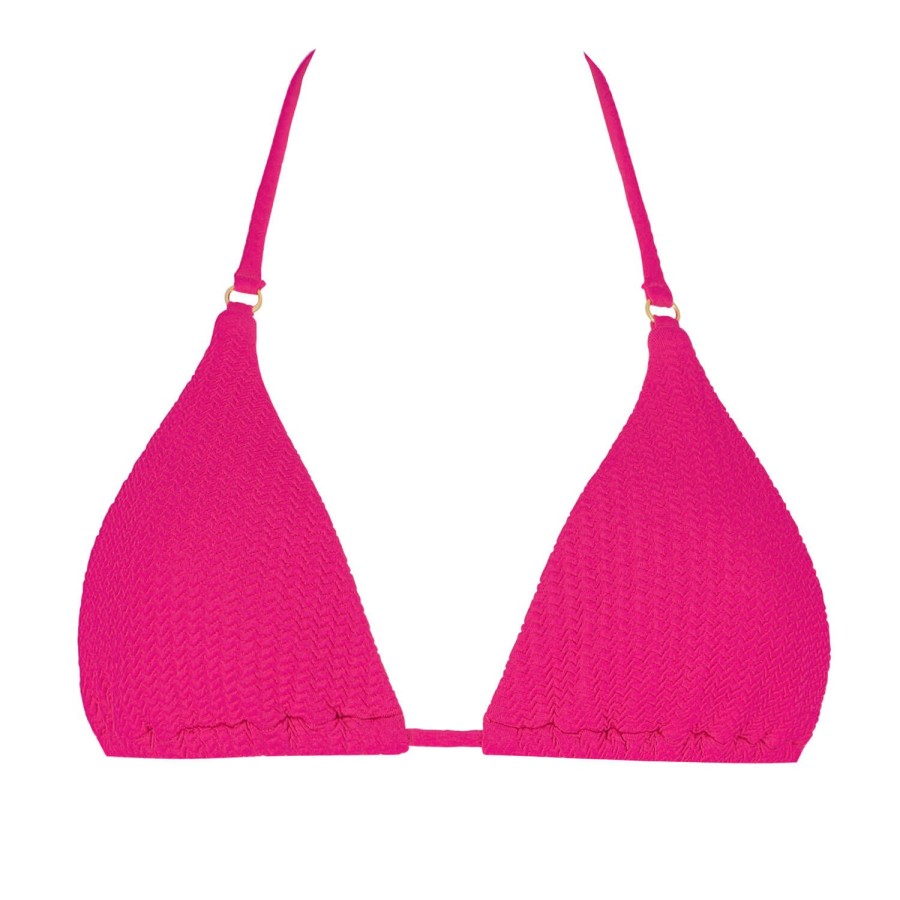 Maillots De Bain Seafolly Triangle | Haut De Maillot De Bain Triangle Fuchsia Rose