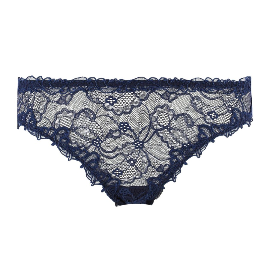 Culottes Lise Charmel | Slip Seduction En Dentelle Bleu Venise