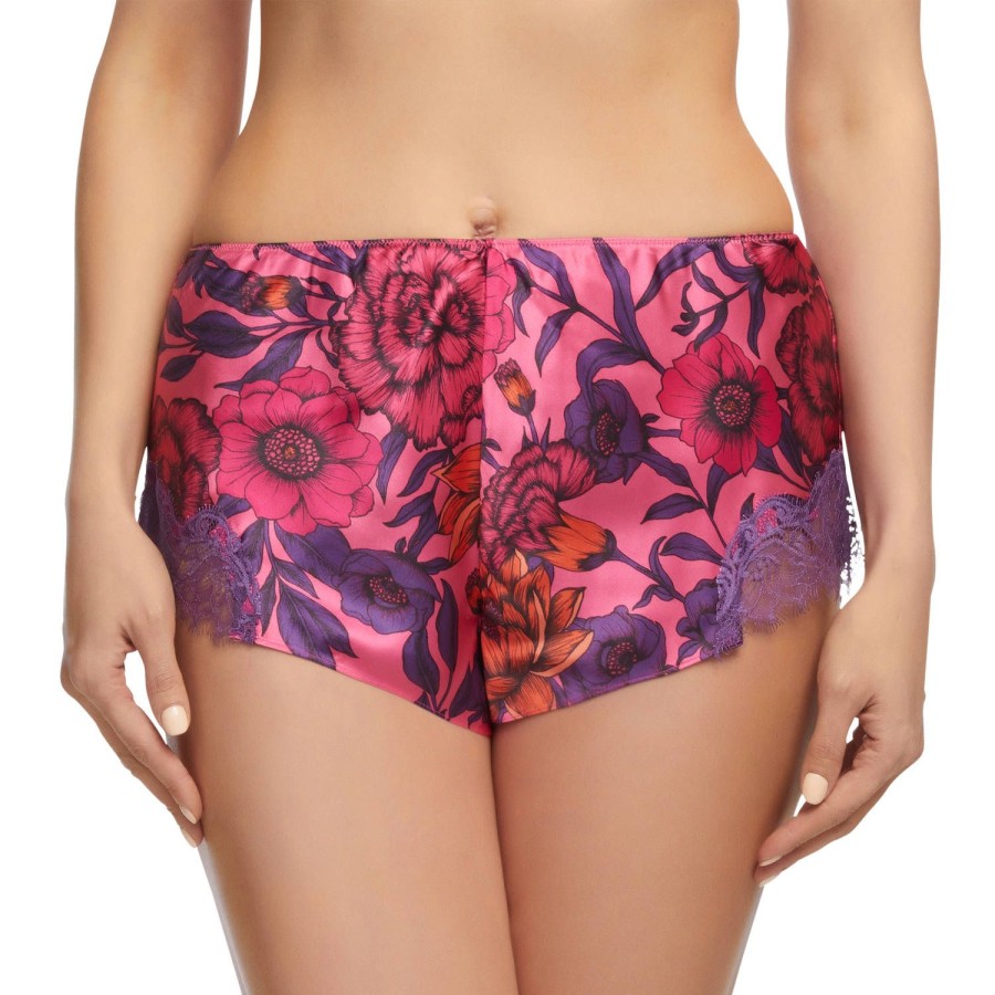 Lingerie De Nuit Sainted Sisters | Short En Soie Sunset Flowers