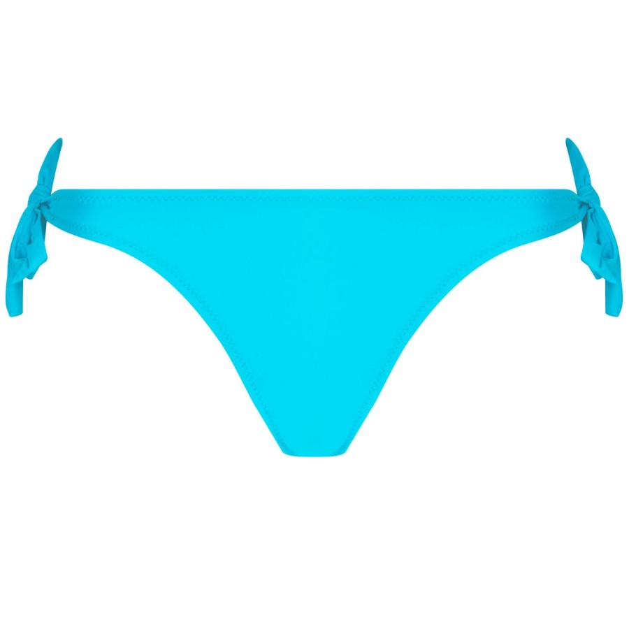 Maillots De Bain Antigel Culotte Et Slip | Bas De Maillot De Bain Slip Noue Turquoise