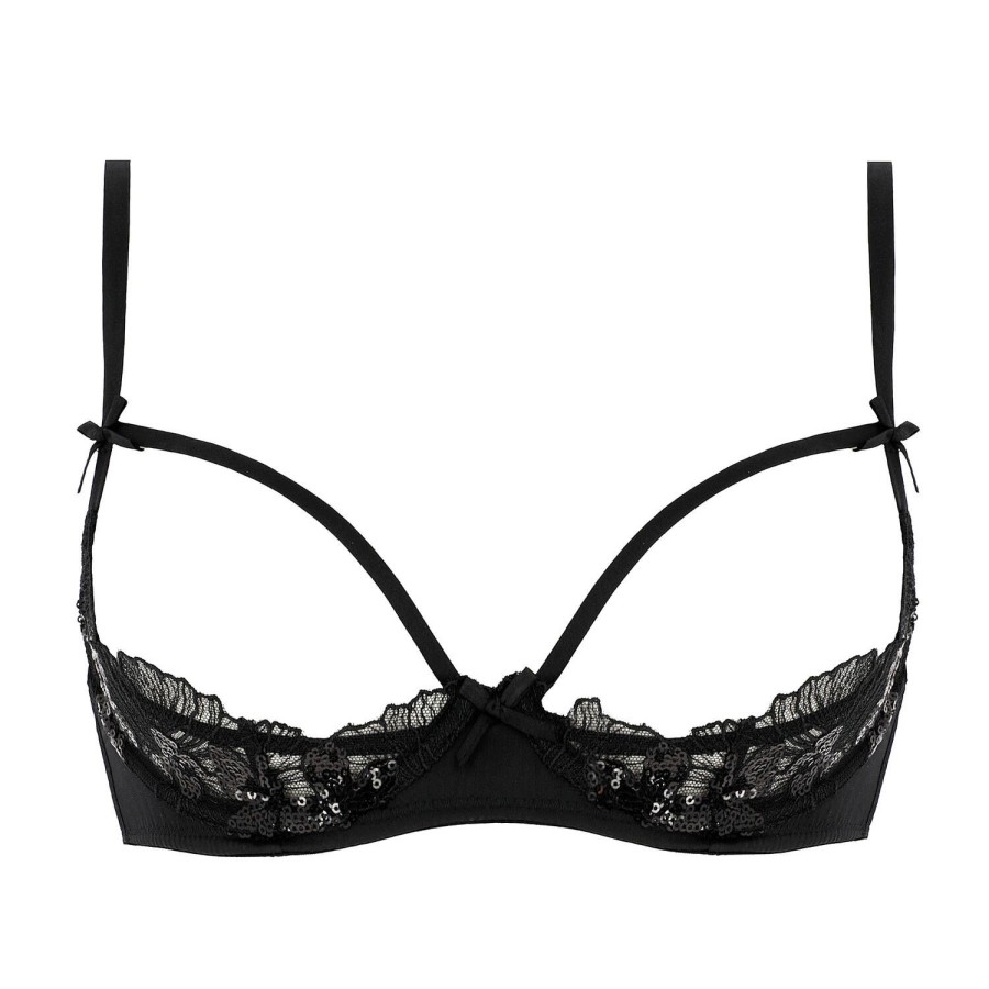 Soutiens-Gorge Fleur du Mal | Soutien-Gorge Ouvert Noir