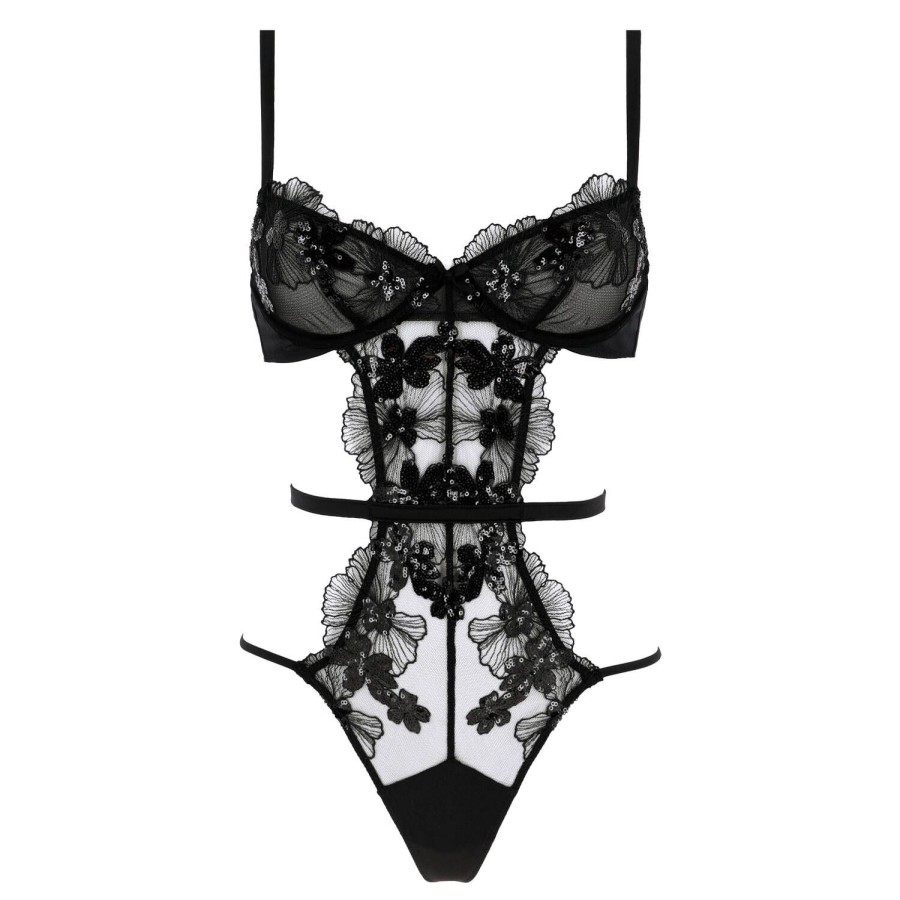 Lingerie Fleur du Mal | Body String Noir